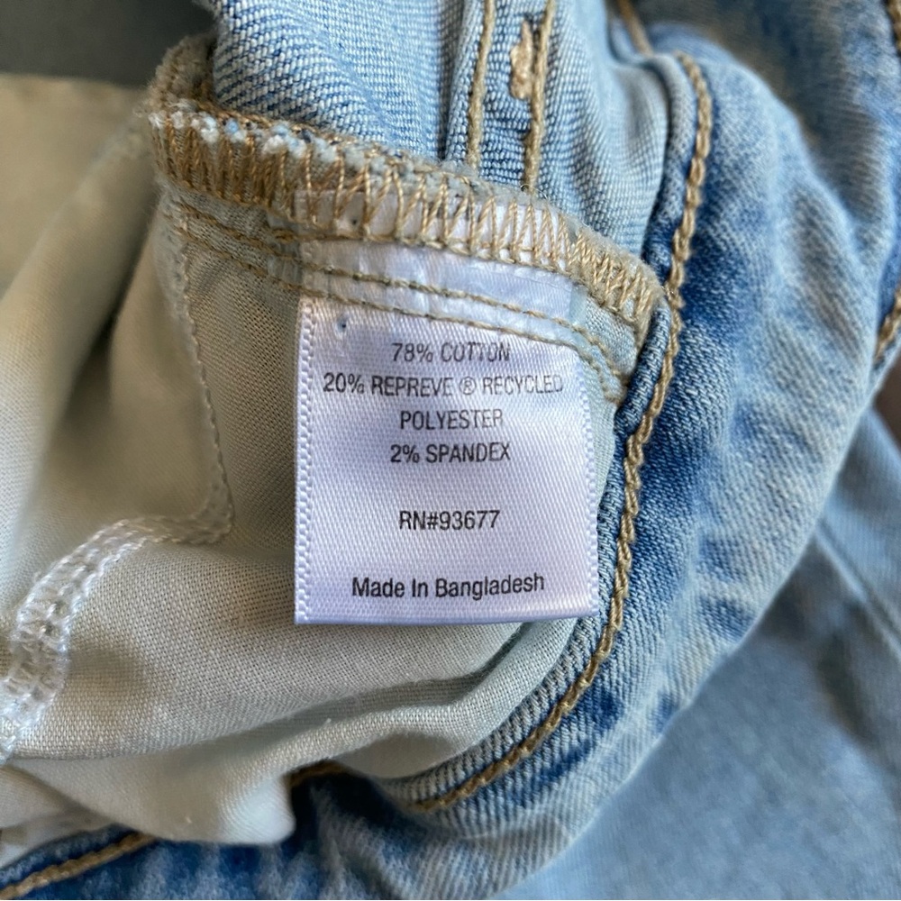 St. John’s Bay Size 14 Straight Leg Light-wash Denim Jeans High Rise Stretch - Picture 15 of 16